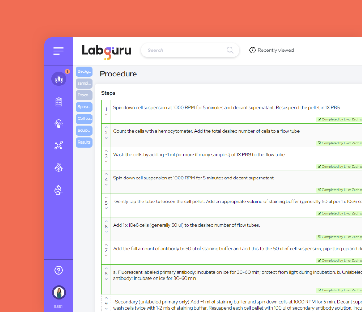 The Best Electronic Lab Notebook and ELN Software Labguru